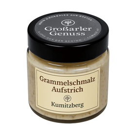 Grammelschmalz Aufstrich im Glas – 100g | Deftiger Genuss mit Röstzwiebel & Gewürzen - Kumitzberg.at