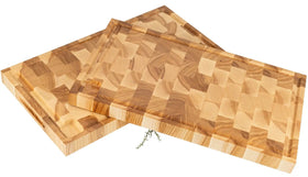 Hackblock Stirnholz Esche 54×30×4 cm – beidseitig mit Saftrille - Kumitzberg.at