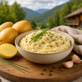 Erdäpfelkas 250g – Cremiger Kartoffelaufstrich nach Hausrezept