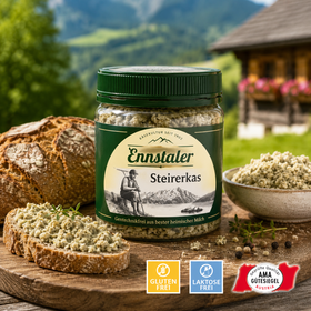 Ennstaler Steirerkas 125g – Traditioneller Sauermilchkäse aus dem Ennstal