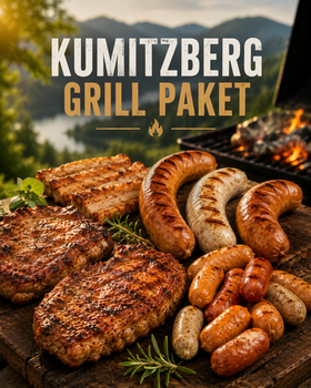Grillpaket Kumitzberg – Frisches Schweinefleisch & Würstelvielfalt | 1,8 kg