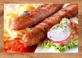 Berner Würstl – ca. 300 g | Mit Käse gefüllt & Speck umwickelt | Österreichische Grillklassiker - Kumitzberg.at
