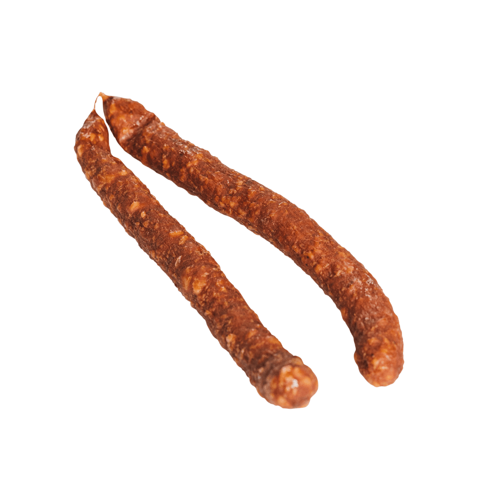 Cabanossi mit Käse | Geräucherte Dauerwurst mit Emmentaler | Würzig & cremig - Kumitzberg.at