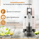 LunaVida Elara Wassersprudler – Sprudelwasser selbst gemacht, inkl. 1-L-Flasche (Schwarz)