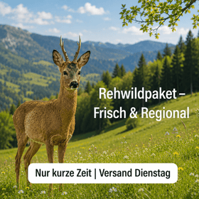 Rehfleischpaket 3kg – zart, fein & aus freier Wildbahn 3kg - Kumitzberg.at