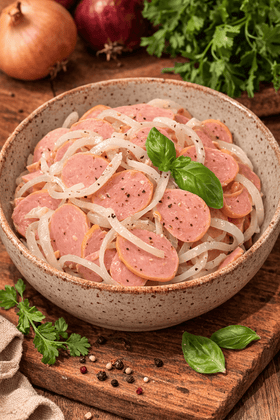 Saure Essigwurst 250g – Deftig eingelegte Essigwurst nach österreichischer Art - Kumitzberg.at