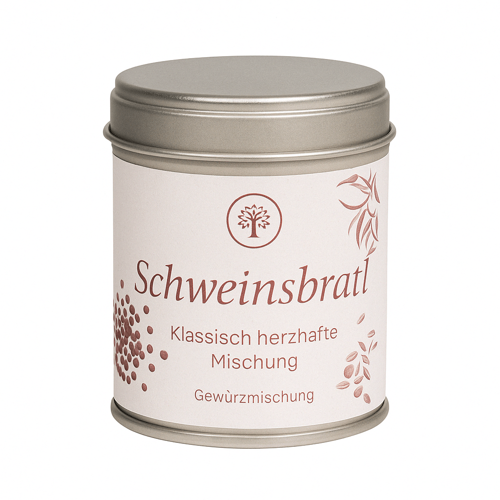 Schweinsbratl Gewürz – Klassisch herzhafte Mischung | 115 g | Für Braten, Krustenbraten & Ofengerichte - Kumitzberg.at