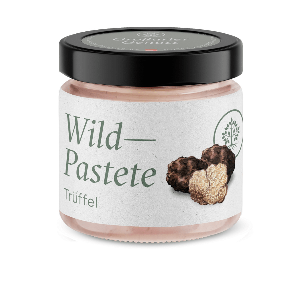 Wild - Leberpastete mit Trüffel – 100g | Feinste Wildpastete mit edlem Aroma - Kumitzberg.at