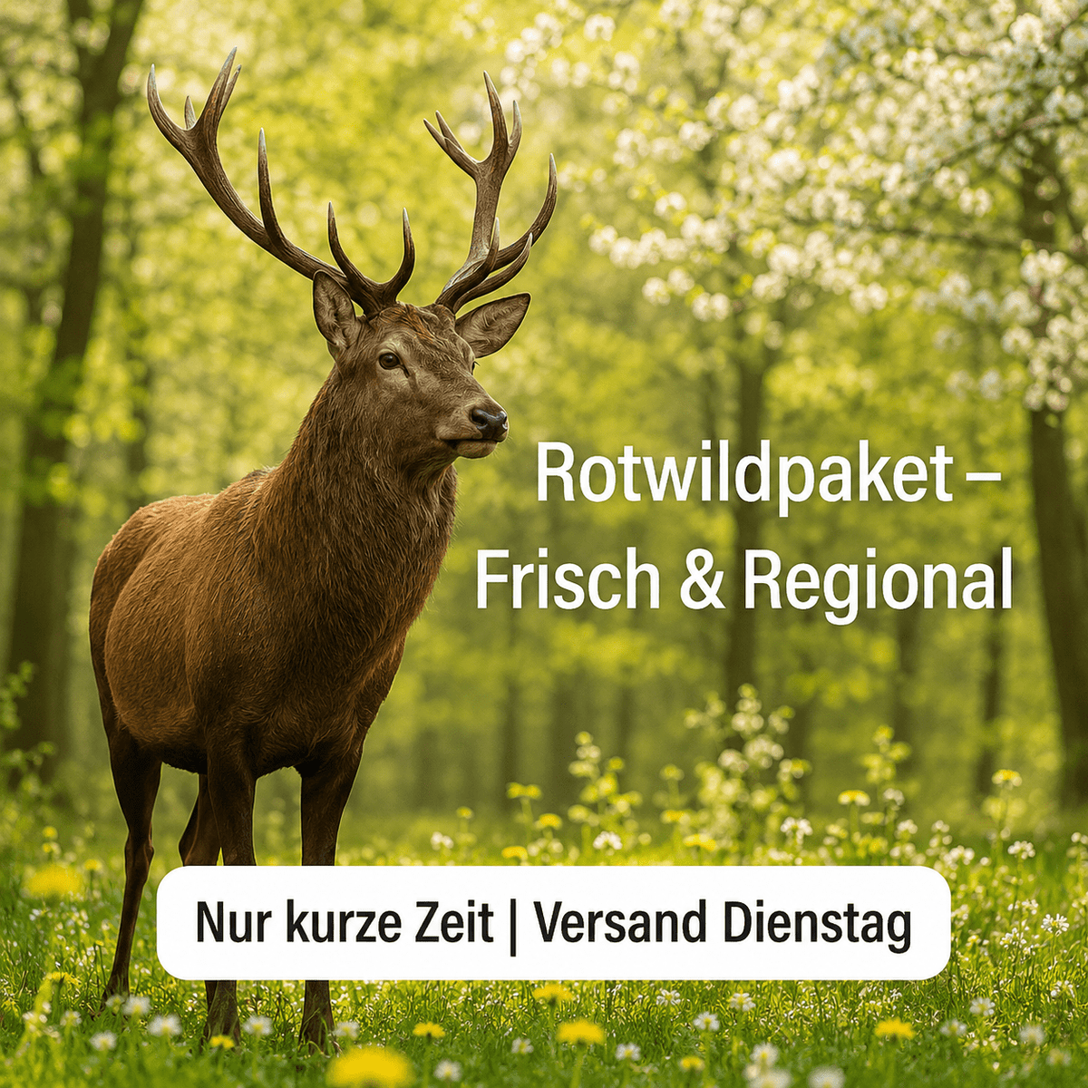 Wildfleischpaket Rotwild 3kg und 5 kg – Faschiertes, Gulasch, Braten, Rücken & Filet | Kumitzberg - Kumitzberg.at