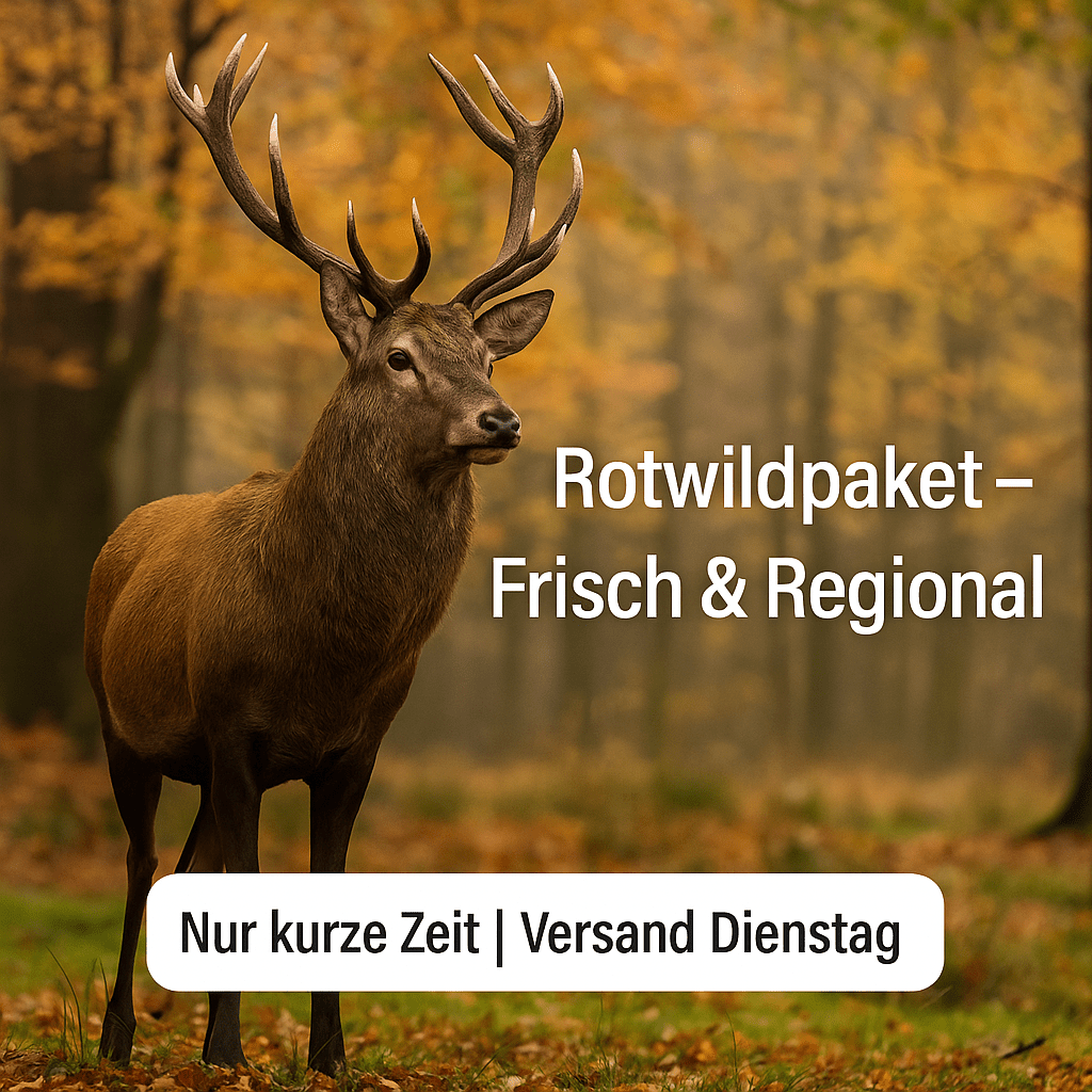 Wildfleischpaket Rotwild 5 kg – Faschiertes, Gulasch, Braten, Rücken & Filet | Kumitzberg - Kumitzberg.at